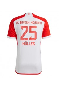 Fotbalové Dres Bayern Munich Thomas Muller #25 Domácí Oblečení 2023-24 Krátký Rukáv